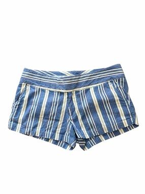 Royal Love 100% Cotton Nautical Stripe Micro Shorts Size 29 Fisherman Preppy